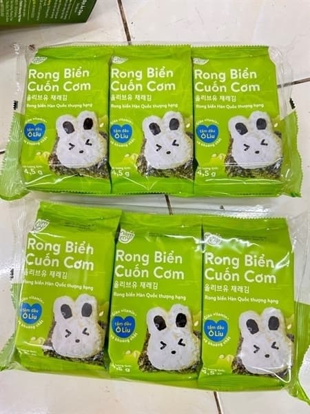 KM bánh ăn dặm Mămmy 32g- Rong biển cuốn cơm Mămmy