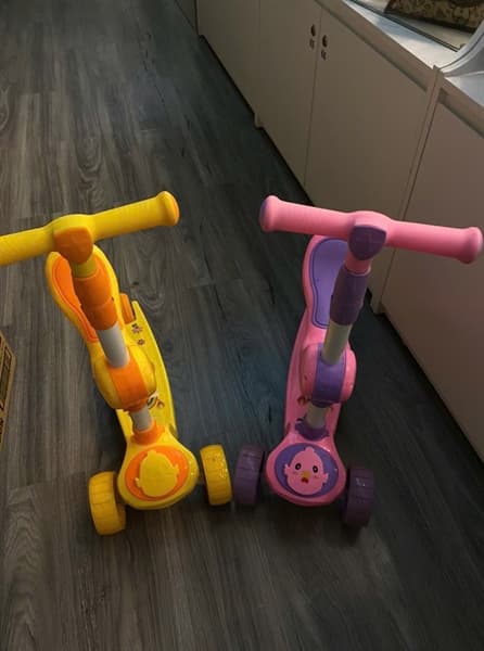 Xe Scooter 2 tầng mix màu