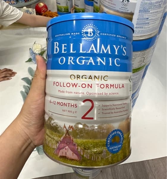 Sữa bột Bellamy Organic đạm A1 số 2 900g