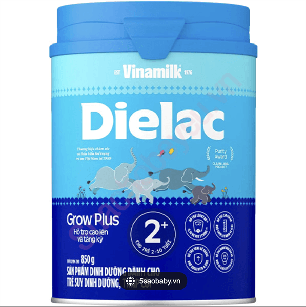Sữa bột VNM Dielac sữa non 2+ 850g