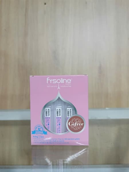 Nước muối sinh lý Gifrer Pháp Fysoline Isotonic 5ml (hộp 5 ống) - Hồng