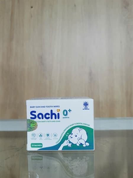 Gạc răng miệng Sachi 10g (hộp 10 gói)