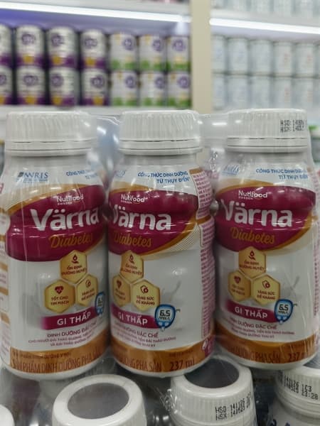 Sữa nước Varna Diabetes cho người tiểu đường 237ml/chai (4L/T) (1T/24chai)