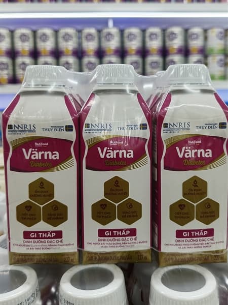 Sữa nước Varna Diabetes tiểu đường 237ml hộp giấy (2L/T) (lốc 6 hộp)
