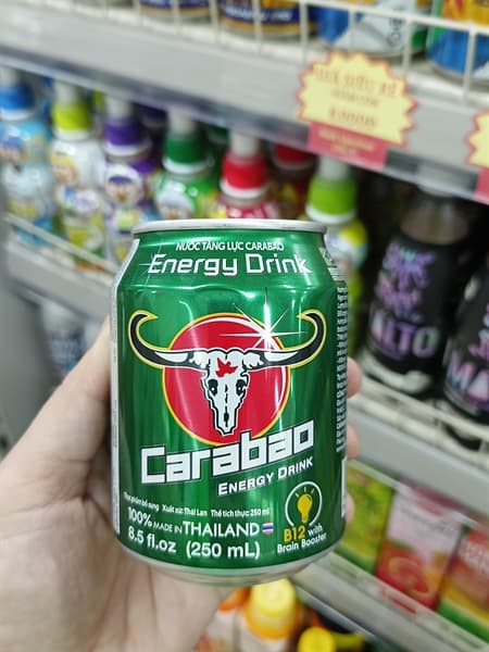 Nước tăng lực Carabao 250ml (24L/T)