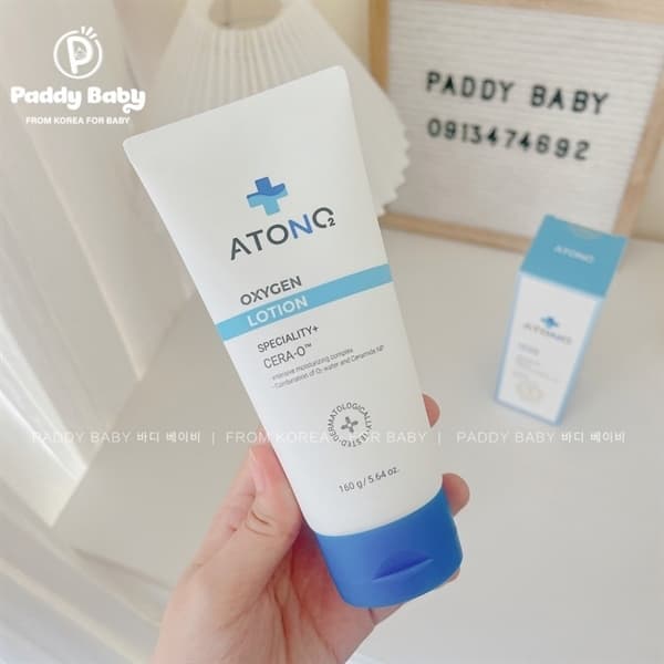 Sữa dưỡng ẩm Lotion hữu cơ Oxygen Atono2 cho bé 0m+ 160g