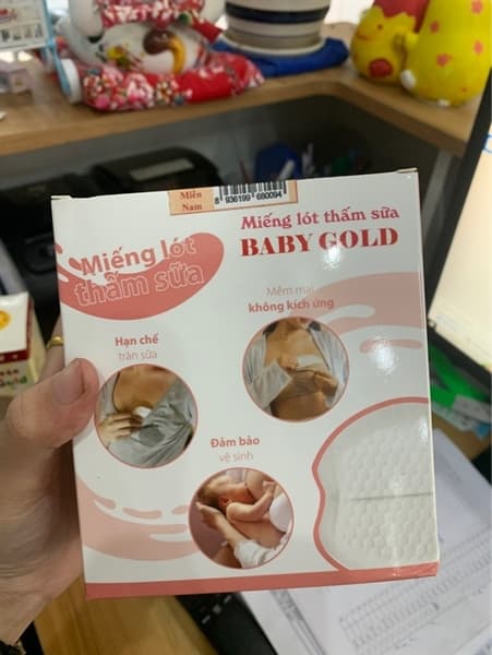 Thấm Lót Sữa 50 Miếng Baby Gold