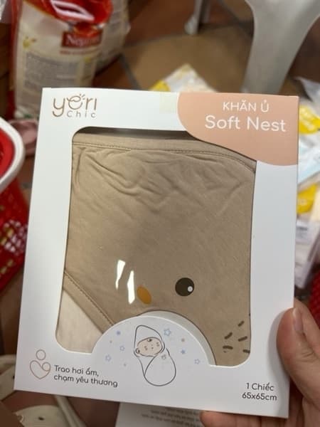 Khăn ủ Soft Nest - Set gấu Yori CPK0502