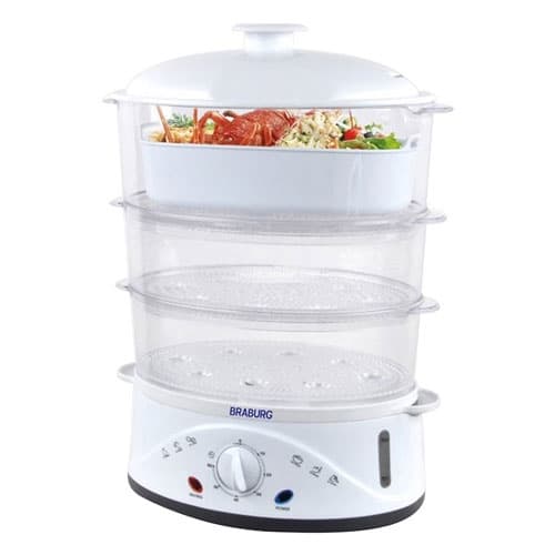 Nồi hấp đa năng 3 tầng Braburg