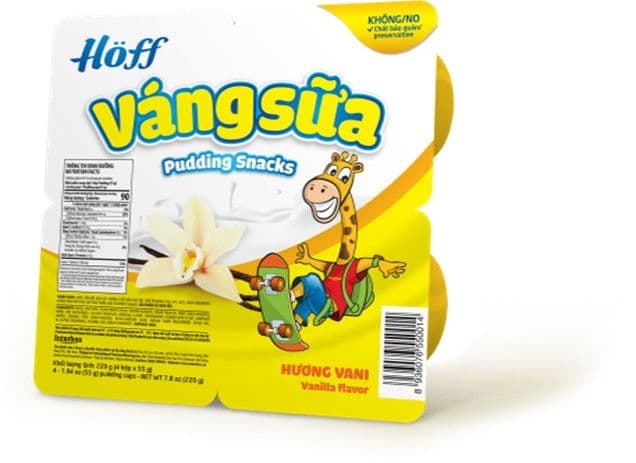 Váng sữa Hoff vanilla - 55g ( 1T /12L)