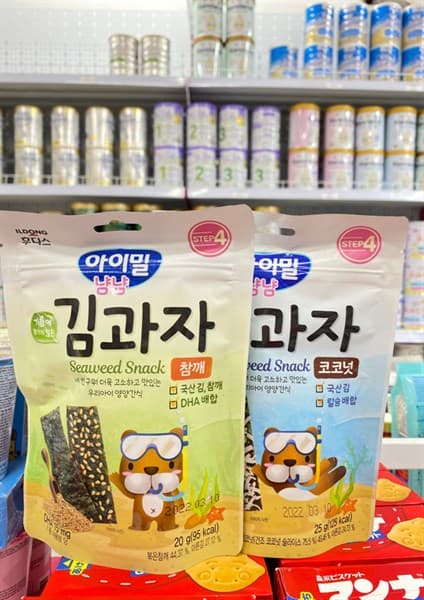 Bánh ILDONG- Snack Rong Biển Dừa