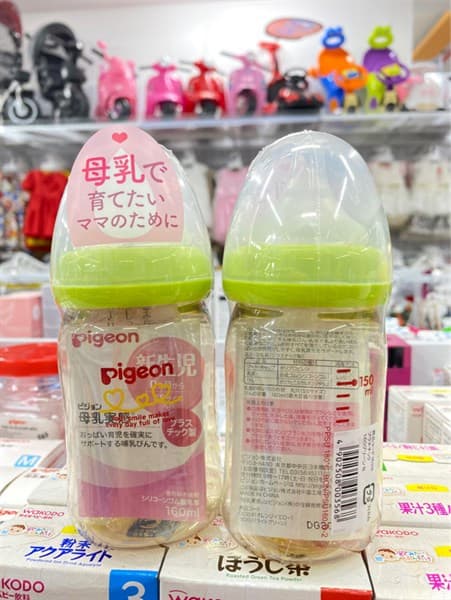 Bình sữa Pigeon 160ml Xanh