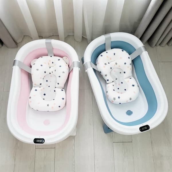 Sét Chậu Tắm+ Phao gấp gọn có nhiệt kế 0365