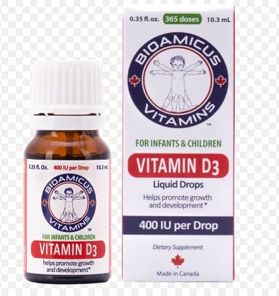 Bioamicus Vitamin D3 400IU