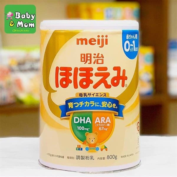 Sữa Meiji số 0-1 (Lon 800g)
