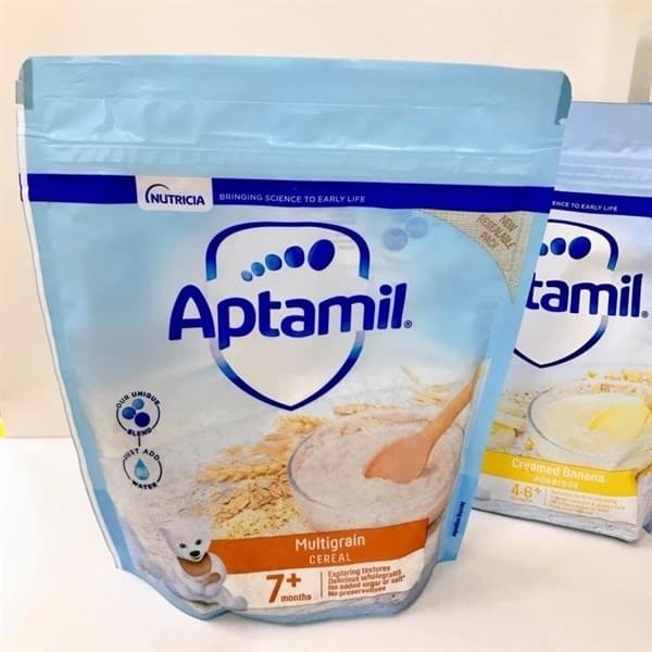 BỘT ĂN DẶM APTAMIL ANH ORGANIC VỊ NGŨ CỐC YẾN MẠCH 200G 7M+