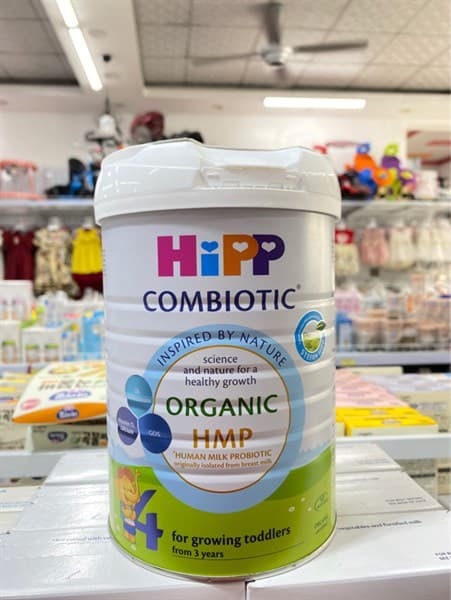 Sữa hipp số 4 Combiotic oganic -800g siêu sạch