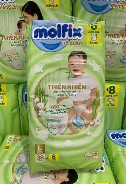 Tã quần Molfix L38+6