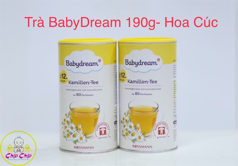 Trà Babydream 190g- Hoa Cúc (Vàng)