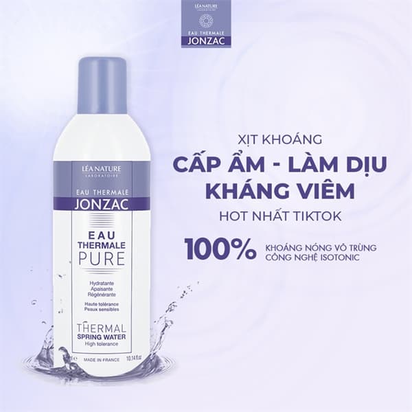 Xịt Khoáng Jonzac cung cấp nước, dưỡng ẩm da 300ml