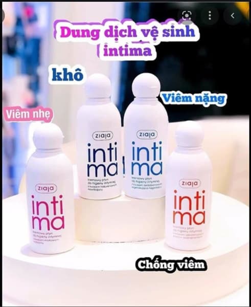 Dung dịch vệ sinh Ziaja Intima 200ml màu xanh da trời (đang viêm)