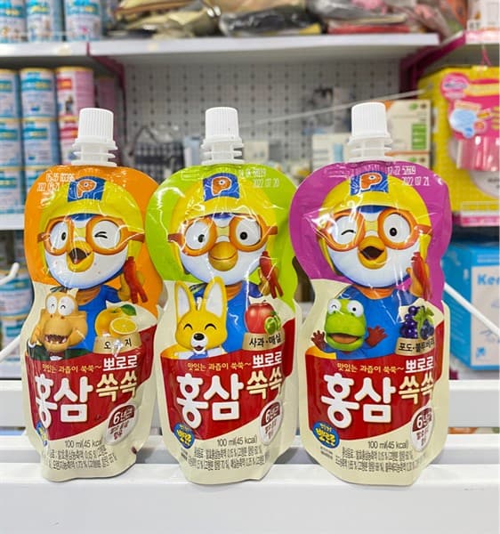 Nước Hồng Sâm Proro trẻ em-táo (1lốc/10 tuýt)