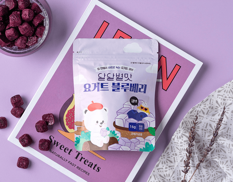 SAMDO WELLBEING SỮA CHUA VI KHUẨN LACTIC SẤY KHÔ ĐÔNG LẠNH HÀN QUỐC VỊ VIỆT QUẤT 16G CHO BÉ 6M+