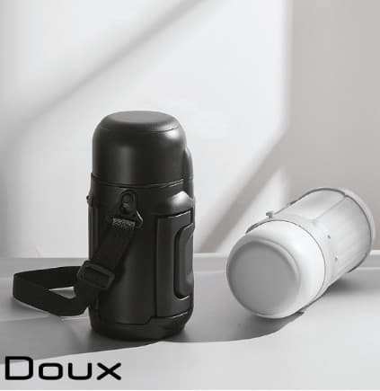 Bình Ủ CHÁO giữ nhiệt Doux - Đen
