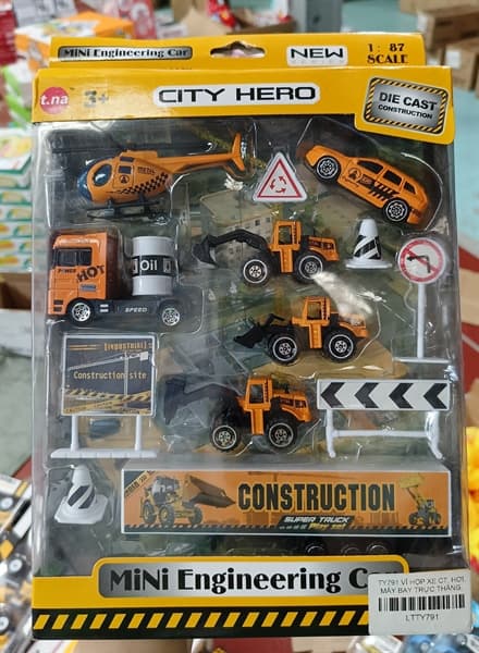 TY791 VĨ HỘP XE CT, HƠI, MÁY BAY TRỰC THĂNG, CONTAINER, BIỂN BÁO