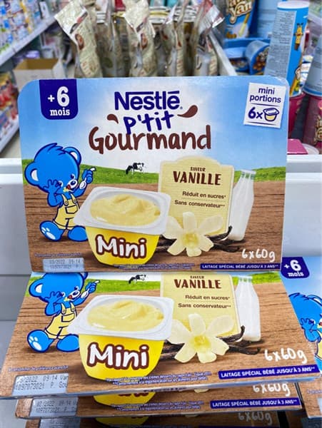 Váng sữa Nestle -Vani mẫu mới (6h/v)(8l/k)