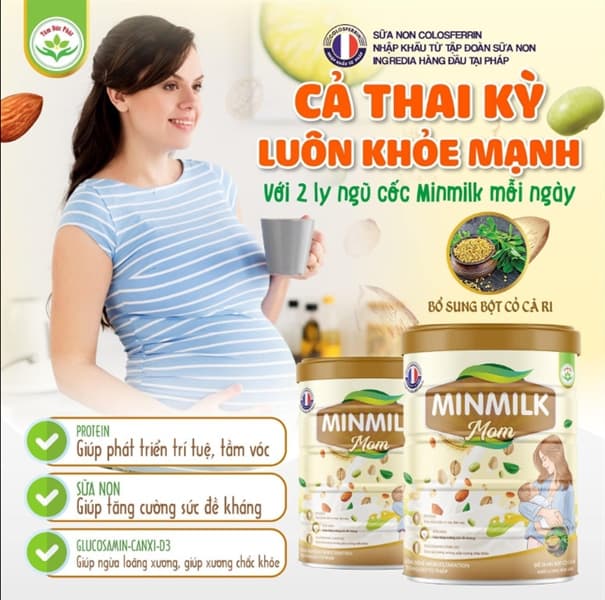 Sữa hạt lợi sữa MinMilk Mom 650g