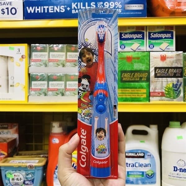 BÀN CHẢI ĐÁNH RĂNG TRẺ EM CHẠY PIN COLGATE RYAN'S WORLD