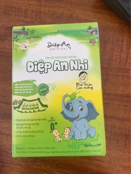 Tắm gội thảo dược Diệp An Nhi-Dạng gói