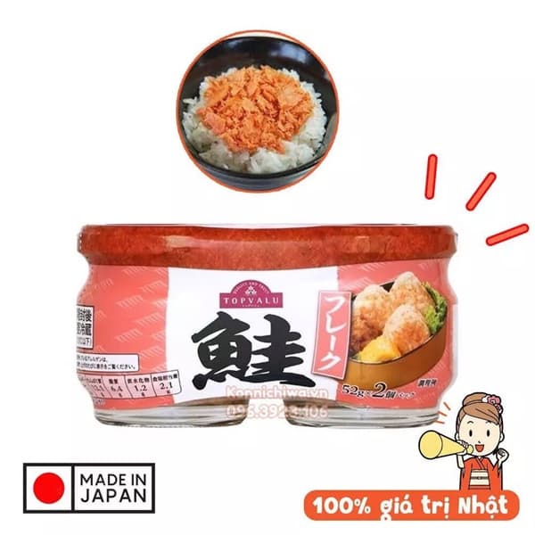 Ruốc cá cặp Topvalu Nhật 52g