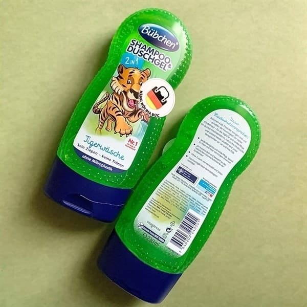Sữa Tắm Gội Bubchen 2in1 (Xanh lá)