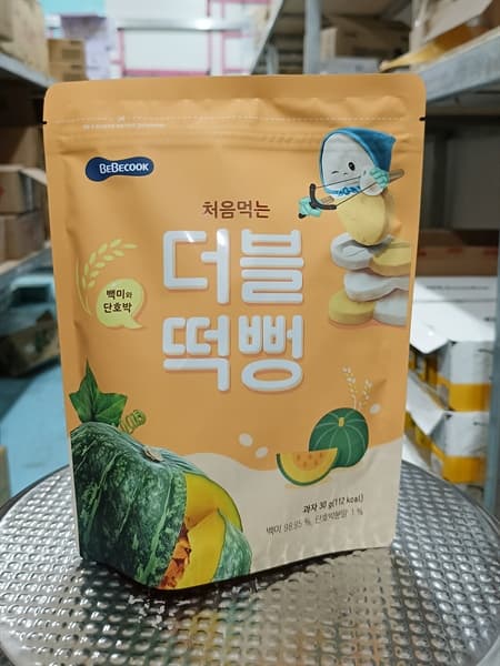 Bánh Gạo Bebecook 30g-Bí đỏ,gạo