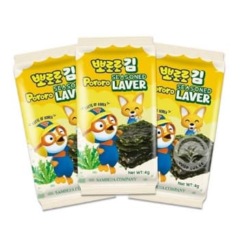 Rong biển ăn liền Pororo (3 gói/lốc)