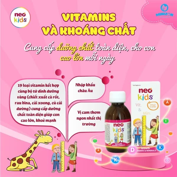 Neo Kid Growth Vit & Min (150ml)
