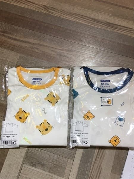 SET 2 ÁO DÀI TAY CÚC VAI COTTON