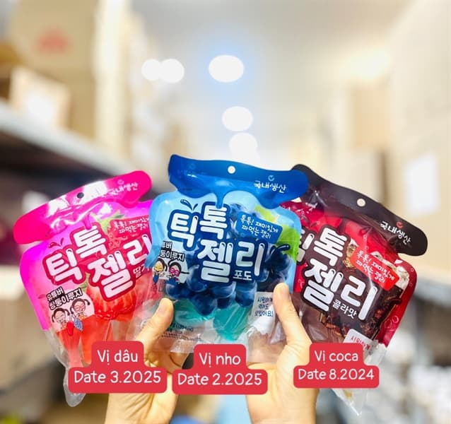 Thạch TikTok HQ Coca 160g (Bịch)