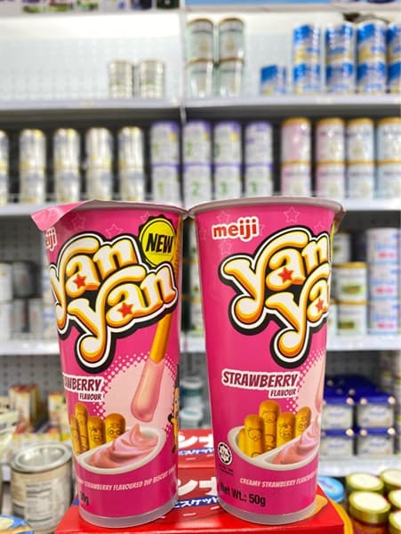Bánh Ly Yan Yan- Dâu 50g (10h/lốc)