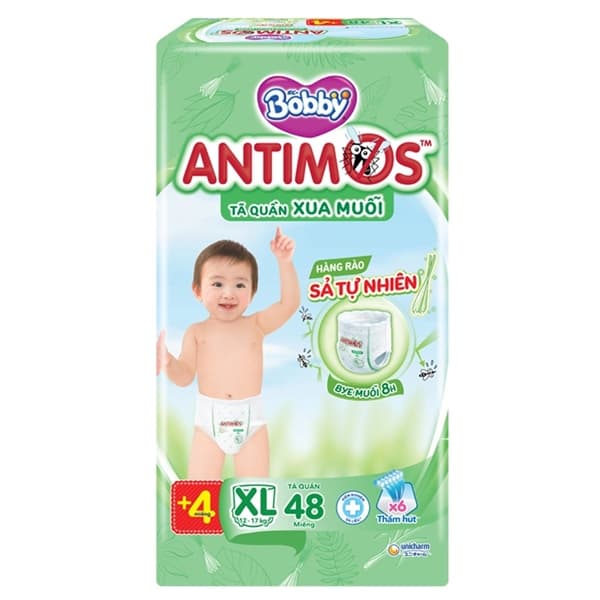 Tã quần bobby Antimos xua muỗi XL48
