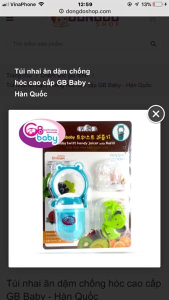 Túi nhai GB cao cấp