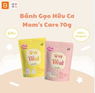 Bánh gạo hữu cơ Mom's Care 70G - Hình ngôi sao