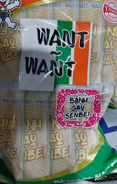 Bánh Gạo vừa Want Want