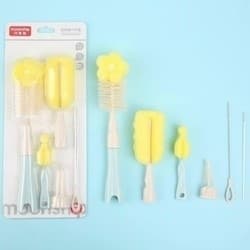 Bộ cọ bình sữa Silicon Moonship HK2129