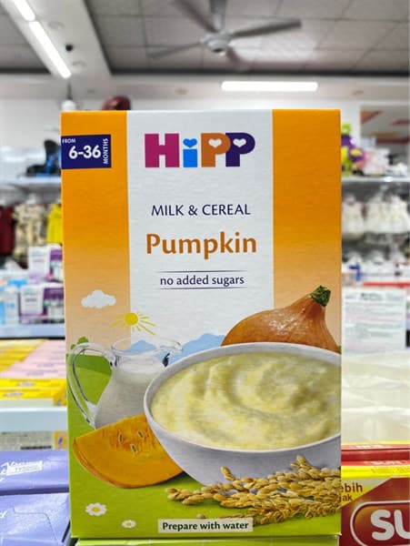 Bột Sữa và Rau củ DD Hipp - Bí đỏ(3323)
