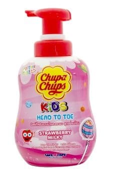 Sữa tắm gội Chupa Chups Kids 2 in 1 -dâu -600ml
