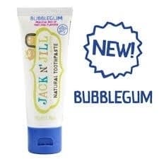 KEM ĐÁNH RĂNG VỊ KẸO CASU JACK N'JILL NATURAL KIDS TOOTHPASTE BUBBLEGUM 50G