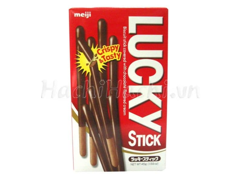 Bánh Lucky Stick hương Socola Meiji hộp 45g